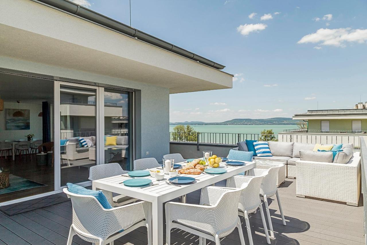 Blue Apartments Balatonlelle Exterior foto